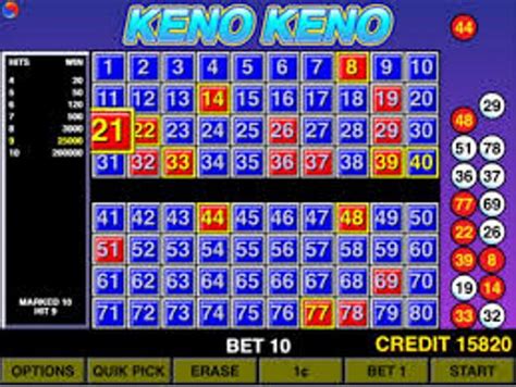 Online Keno Canada .